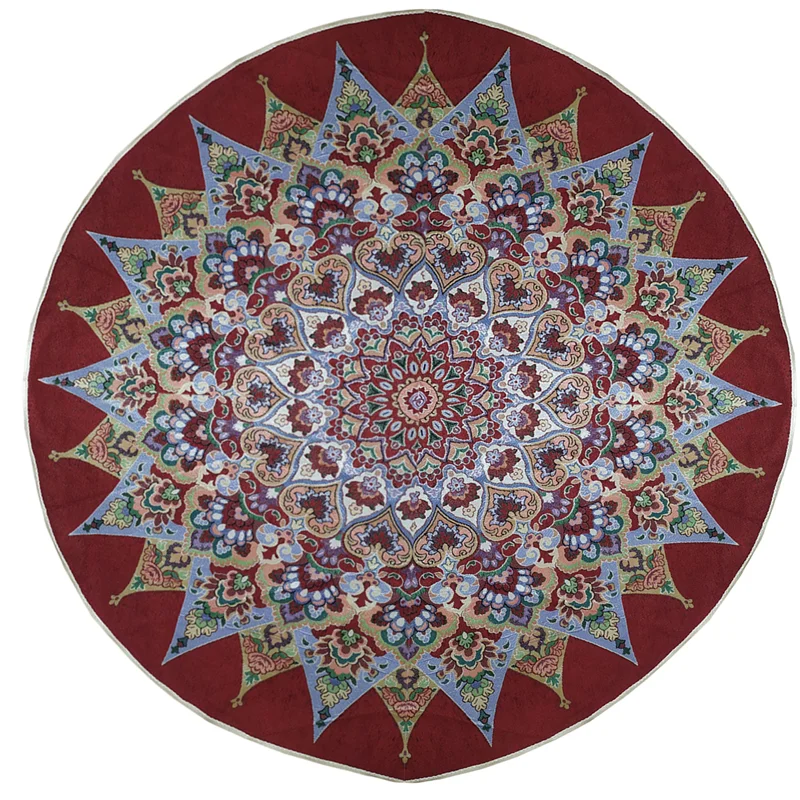 روفرشی گرد خورشیدی مخمل زرکدار