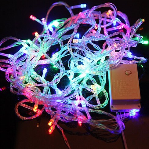 ریسه ال ای دی سوزنی 10 متر هفت رنگ