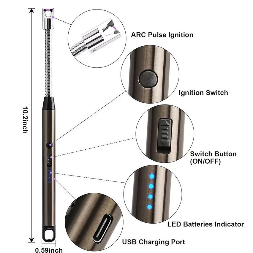 فندک پلاسمایی شارژی لیزری