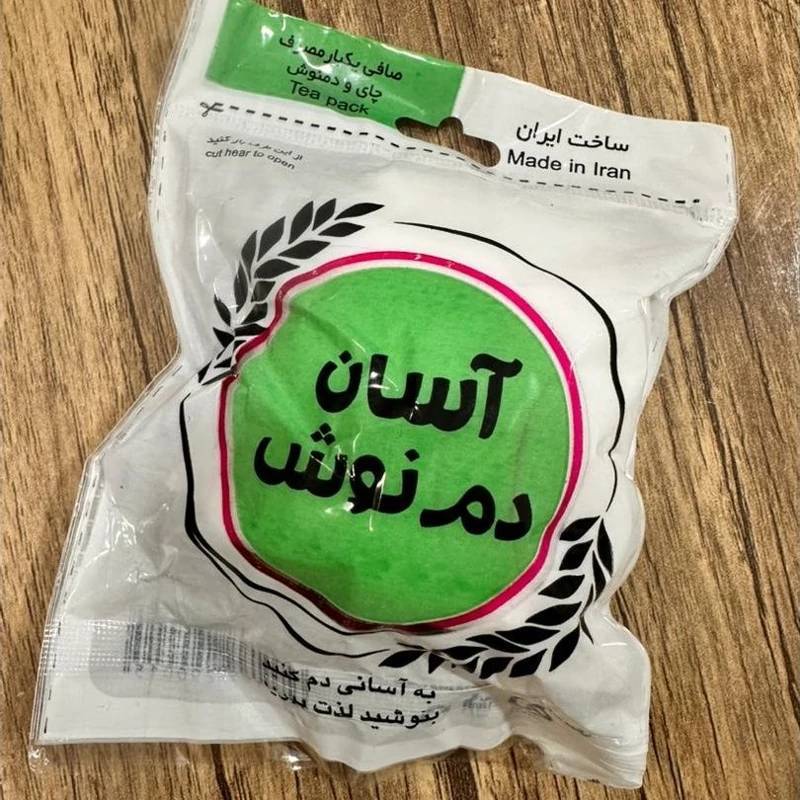 فیلتر چای و دمنوش بسته 60 عددی آسان دمنوش