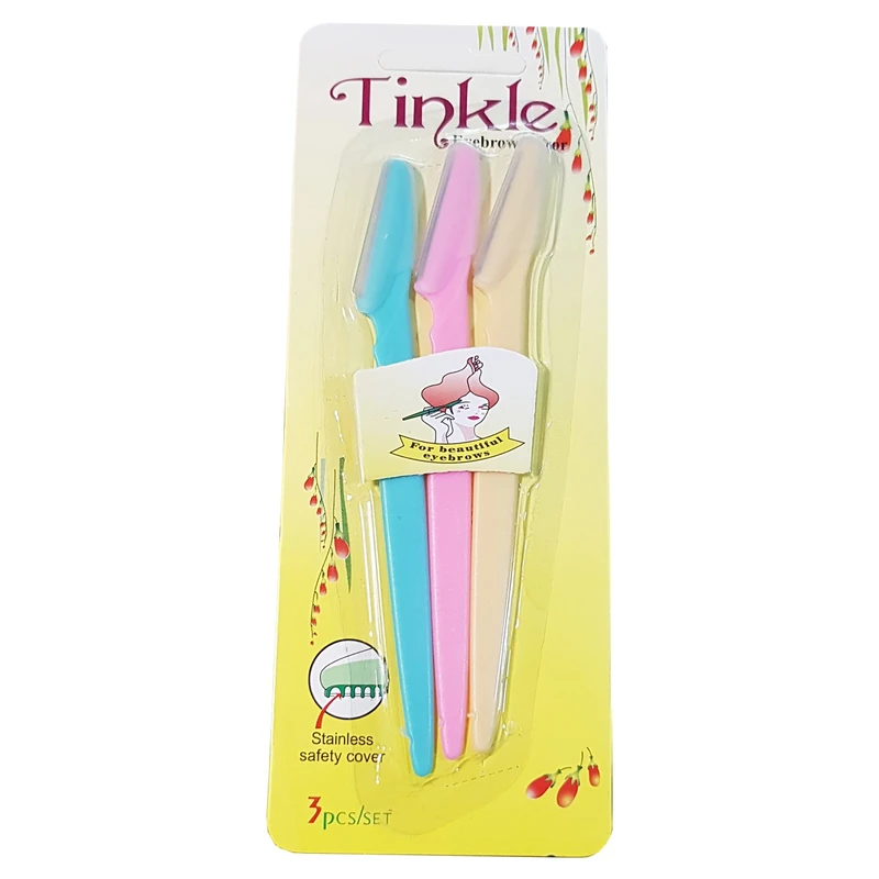 تیغ اصلاح ابرو و صورت مجموعه 3 عددی tincke